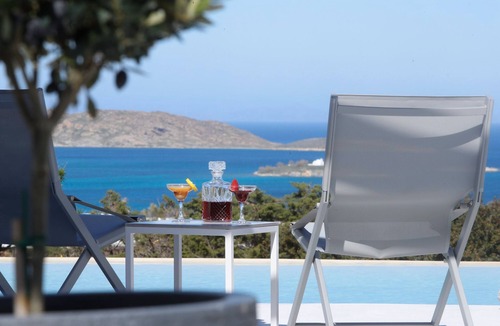 Naousa Villa | Angels Sea pool view Villa Pearl VIP Exclusive 8BD