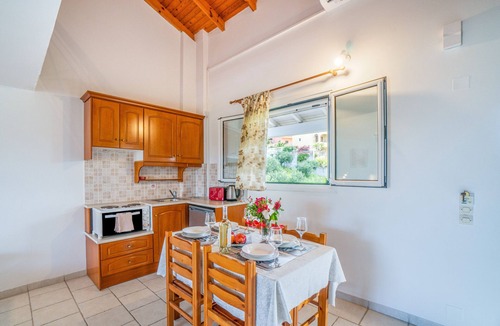 Arillas Apartment | Apartment 'Standard Family 18' with Shared Pool, Wi-Fi and Air Conditioning