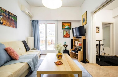Papagou-Holargos Apartment | Athens Paradise Cozy 53 sqm Apartament Near To Metro