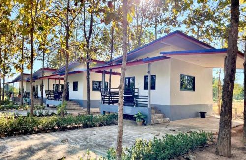 Dok Khamtai House | Banromsak resort - บ้านร่มสักรีสอร์ต