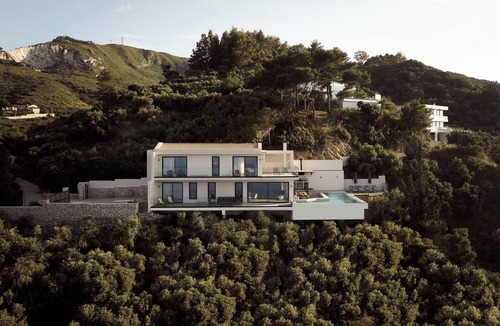 Argassi Villa | Bardo Villa, 180° of Endless Blue with Heated Pool
