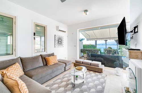 Kissonerga Villa | Beach Front Villa Mer Blu by Ezoria Villas