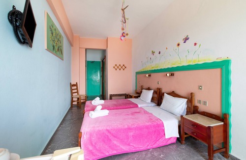Agia Galini Bed & Breakfast | Bed and Breakfast 'Double Room No 205 Sea View' with Sea View, Wi-Fi and Air Conditioning
