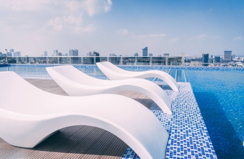 Chamkar Mon Condo | Brand New 1 Bedroom Infinity Pool Down to 50 USD/Night in M Residence