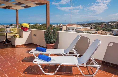 Atsipópoulon Apartment | Calergi Residence 6 -Stylish Loft -Balcony -Pool Paradise - MONTHLY OFFERS