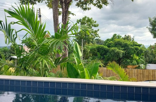 Ko Pha-ngan Villa | Charming 3-bed/2-bath pool water view villa; WiFi, AC in Hin Kong; 30+ days only
