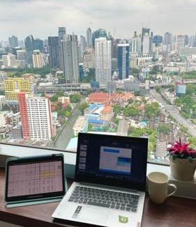 Makkasan Apartment | Circle luxury Condominium City view 42 Floor