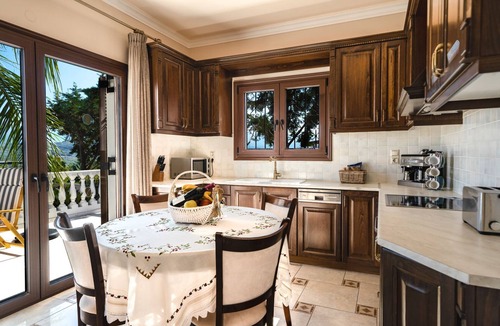 Polemarchi Villa | Classic Style Super Lux Villa with pool, jacuzzi. Stunning sea & mountain views