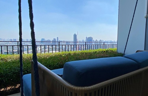 Rama 9 Condo | Cozy amazing view loft condo in Asoke Rama9 next to MRT