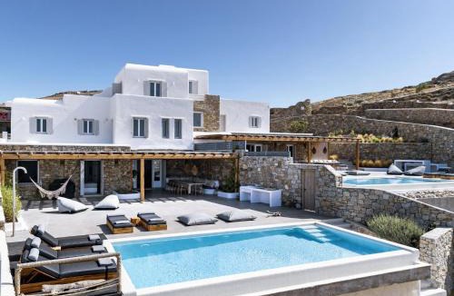 Kalafatis Villa | Dream View Villa, 2 min walk to the beach, by Red Windmill Villas
