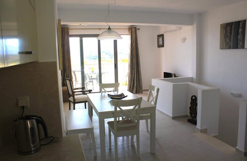 Makry Gialos Apartment | Elegant, Modern With Shared Swimming Pools
