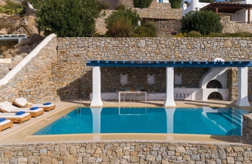 Mykonos Town Villa | Elegant Villa with Spacious Pool Area