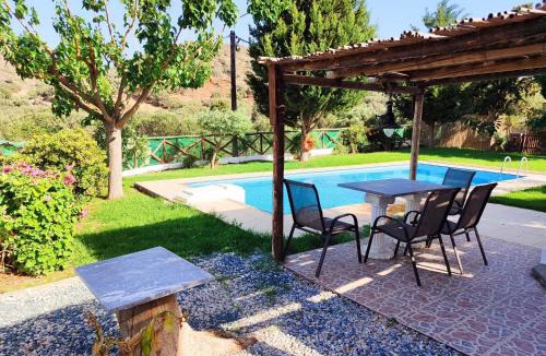 Vrouhas Villa | Elounda Almond Tree Villa Private Pool, Sea Views & Birds in a Relaxing Authentic Cretan Escape