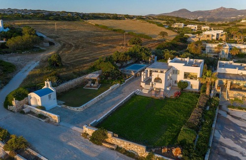 Paros Villa | Executive Paros Villa | 5 Bedrooms | Villa Beachfront Supreme | Beachfront Sea.
