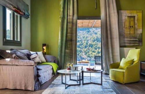 Frourion Villa | Exquisite Kefalonia Villa Villa Arystar 1 Bedroom Seafornt Spectacular Sea Views Private Outdoor Infinity Pool Assos