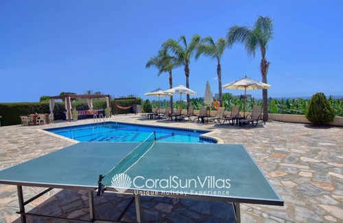 Pegeia Villa | Family Villa Short Walk To Coral Bay Strip 5 Min and Pub, shops etc
