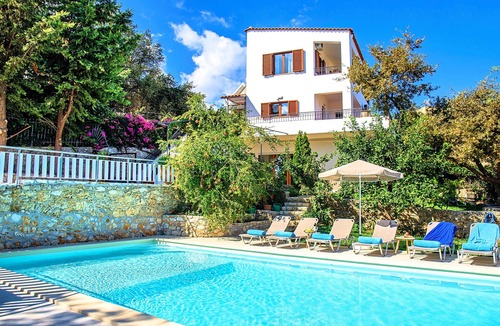 Kastellos Villa | Grand View Villa Private Heated Pool