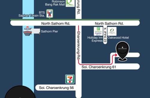 Yan Nawa House | Haus Sathorn Pier 2 Cozy Bedroom City Center