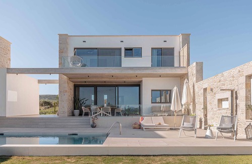 Kaliviani Villa | Himmel Villa I - Private pool, seaview&playground