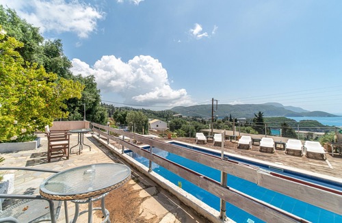 Lakones Apartment | Hotel Apartment "Spyridoula Studio 1" with Sea View, Shared Pool & Wi-Fi