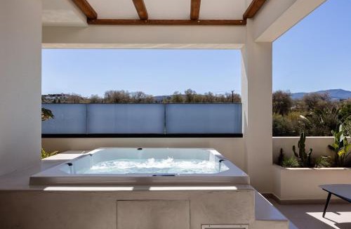 Adelianos Kampos Apartment | Isla Luxury Apartments - Private Hot tub - 100m from beach