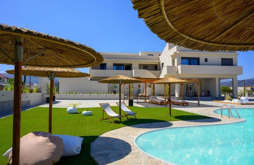 Istron House | Kalos Luxury Homes, Istron Loft I with Private Jacuzzi, The Beachside Experience