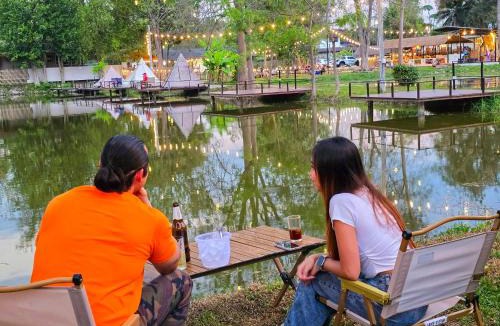 San Pa Thong Other | Lakeside Cargo in Yellow - A Cozy Container Stay