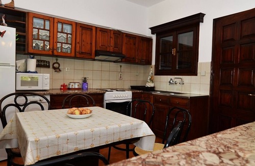Skala Kallirachis Villa | Lovely Thassian Villa with large green Garden, beautiful Sea Views, only 20 m from a Sandy Beach!