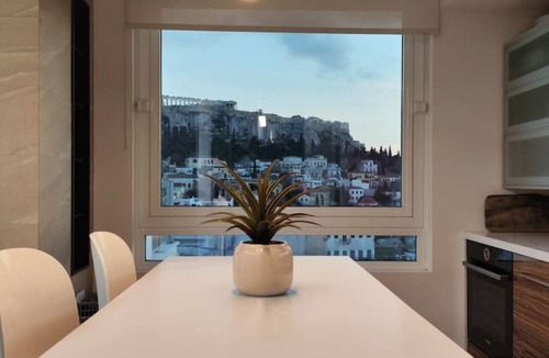 Athens City Centre Apartment | Luxury Acropolis-View Apartment with Panoramic Terrace | Monastiraki