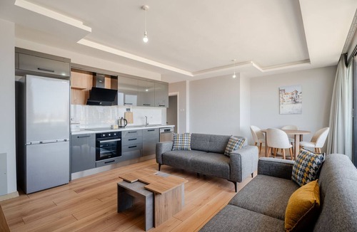 Bogaz Apartment | Luxury & Comfort: 2BR Apt with Full AC & Sea View
