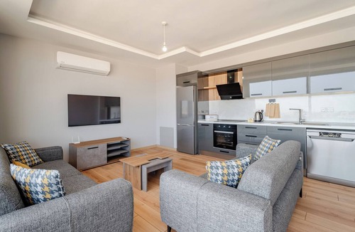 Bogaz Apartment | Luxury & Comfort: 2BR Apt with Full AC & Sea View