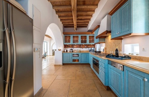 Agios Ioannis Villa | Luxury Estate 5 Bedroom Villa & Guest House, Private Infinity Pool and Panoramic Sea & Sunset Views
