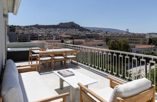 Mousio Apartment | Lycabettus View Art Deco Penthouses by UPSTREET