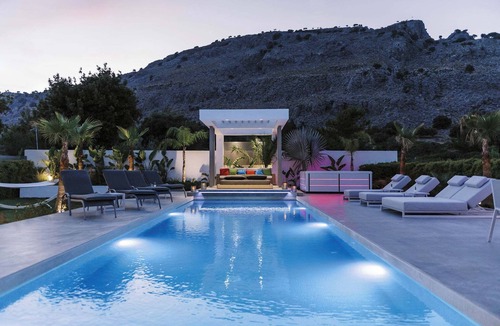 Pefkos Villa | M Mansion Luxury Living VillanPrivate Paradise on a Timeless Greek Island