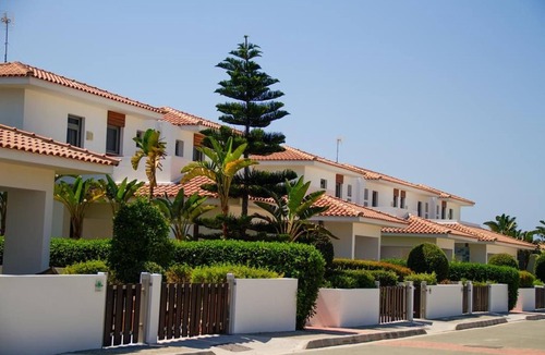 Mazotos Villa | Mazatos Beachfront Gardens | Villa with Side Sea View | Beautiful & Relaxing.