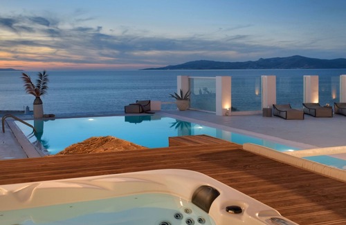 Ornos House | Meerblick Sunset Villa mit Hotub CalypsoSunsetVill by Interhome