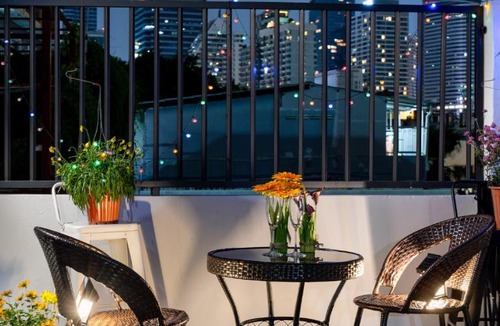 Sathorn House | Modern 4BR 2-Bath House Rooftop City View Sathorn 12-min walk to BTS