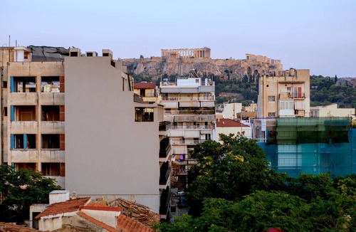 Kerameikos Apartment | Modern-vintage apartment with Acropolis View 500m metro Historical Center