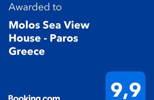Molos House | Molos Sea View House - Paros Greece