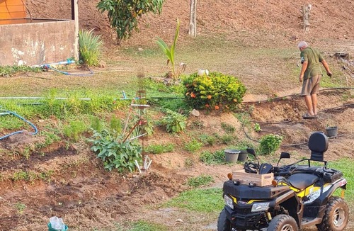 Phetchaburi House | Mountain Front Family Home Big Balcony For 4 Rare Birds, Bikes