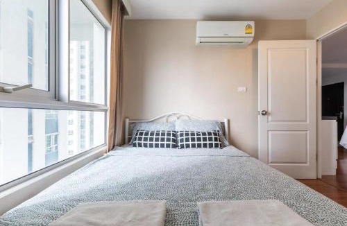 Rama 9 Apartment | MRT rame9 Jodd Fairs night market, walk for a few minutes, two bedrooms and two bathrooms