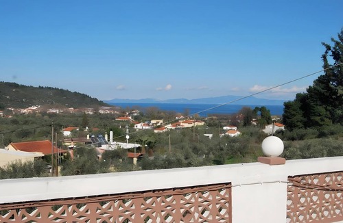 Chalkidiki Region Apartment | Orama 20 Room with Sea View, Wi-Fi, and Air Conditioning
