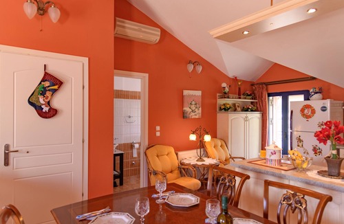 Kefalonia Apartment | Panoramic Sea Views. Private terrace. Walking distance to center and beaches.