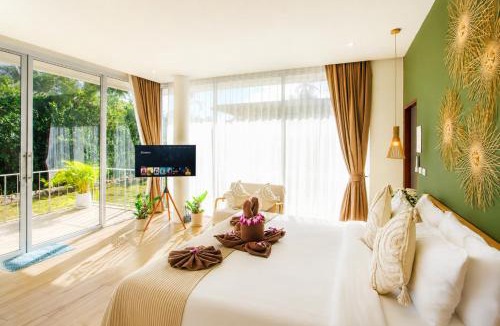 Thong Sala Villa | Paradise House - 1BR - Calm & Green Garden Stay - Heart of Thong Sala - 4K SmartTV