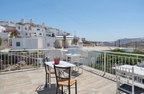 Amorgos Town Apartment | Politimi N8 Studio with Mountain View, Wi-Fi, and Air Conditioning