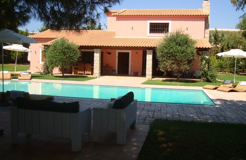 Zacharo Villa | Quiet, luxury beach villa w/huge pool, 5 min's walk from the beach