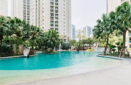 Rama 9 Condo | Rama9 boutique three-bedroom family room/train night market/Chinese Embassy/MRT