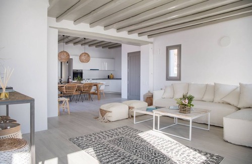 Piso Livadi Villa | Rising Sun sea view Villa near the beach, Paros