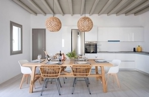 Piso Livadi Villa | Rising Sun sea view Villa near the beach, Paros