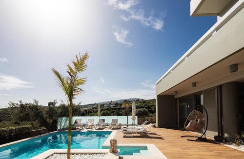 Rethymno Villa | Rizes Villa, Jacuzzi & Pool amid Olive Trees by Rentado